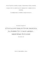 prikaz prve stranice dokumenta Učestalost isključivog dojenja na području Vukovarsko-srijemske županije