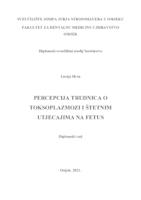 prikaz prve stranice dokumenta Percepcija trudnica o toksoplazmozi i štetnim utjecajima na fetus