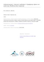 prikaz prve stranice dokumenta Informiranost i stavovi roditelja o cijepljenju djece na području Međimurske županije