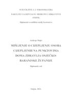 prikaz prve stranice dokumenta Mišljenje o cijepljenju osoba cijepljenih na punktovima Doma zdravlja Osječko-baranjske županije