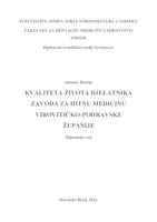 prikaz prve stranice dokumenta Kvaliteta života djelatnika Zavoda za hitnu medicinu Virovitičko-podravske županije