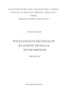 prikaz prve stranice dokumenta Povezanost funkcionalne kvalitete života sa sivom mrenom